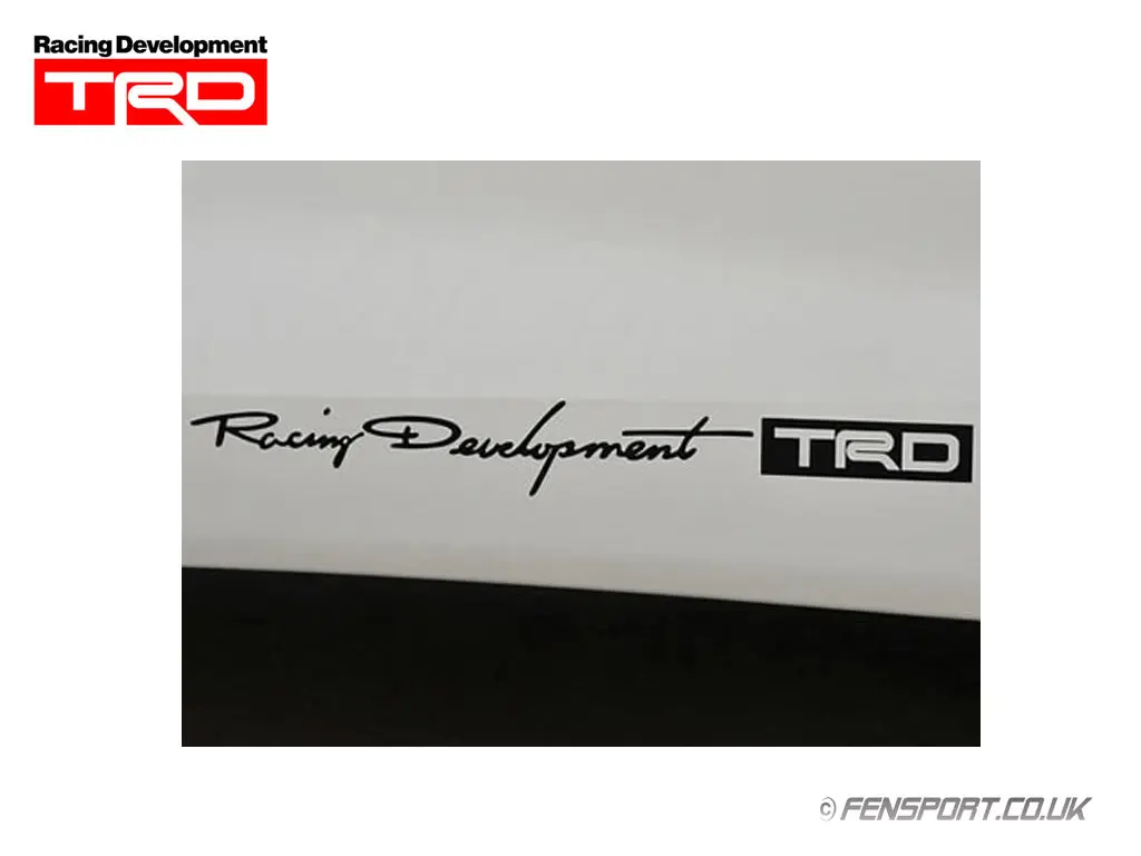 Trd Sticker - Large - Black 50 X 650Mm 1
