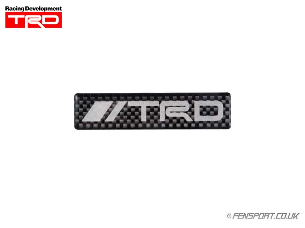 Trd Carbon Sticker Emblem - Logo Type - 20 X 85Mm 1