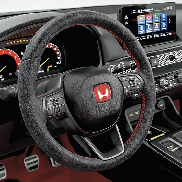 Genuine Honda | Alcantara Steering Wheel Usa Spec | Honda Civic Type R | Fl5 2.0T K20c1 | 2023+ 1