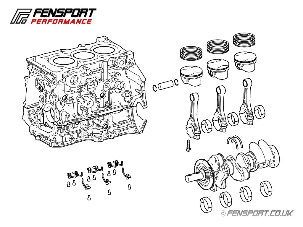 Engine - Short Block Assembly - Gen 2 Gr Yaris G16e-Gts 1