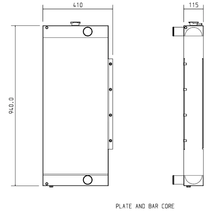 Radiator For Jcb Js145lc 1