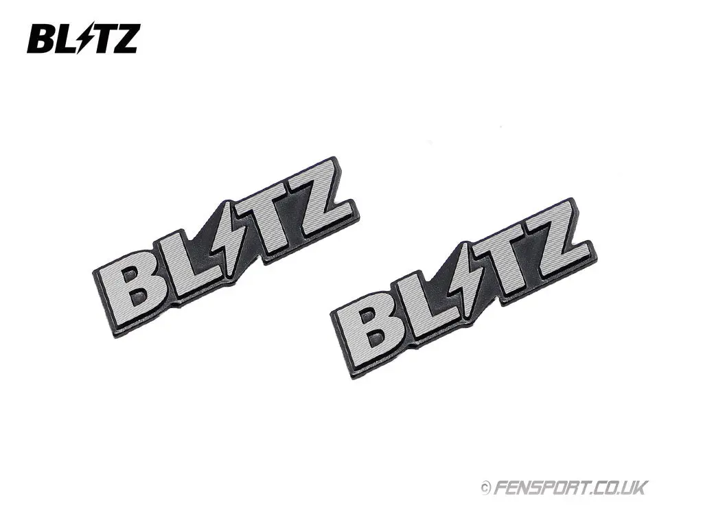 Blitz Logo Aluminium Sticker Emblem - 13738 1