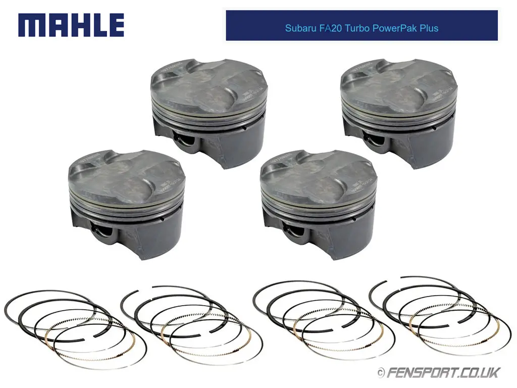 Forged Piston Kit - Mahle Motorsport Powerpak+ - 10.5-1 Compression Ratio - Gt86 & Brz Fa20 1