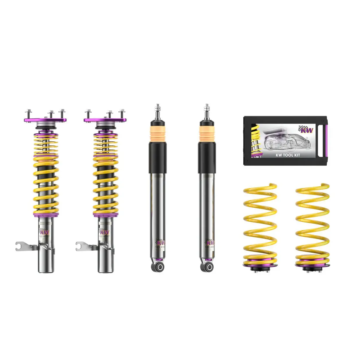Kw Automotive | Clubsport V3 Coilovers | Honda Civic Type R | Fk2 2.0T K20c1 | 2015-2016 1
