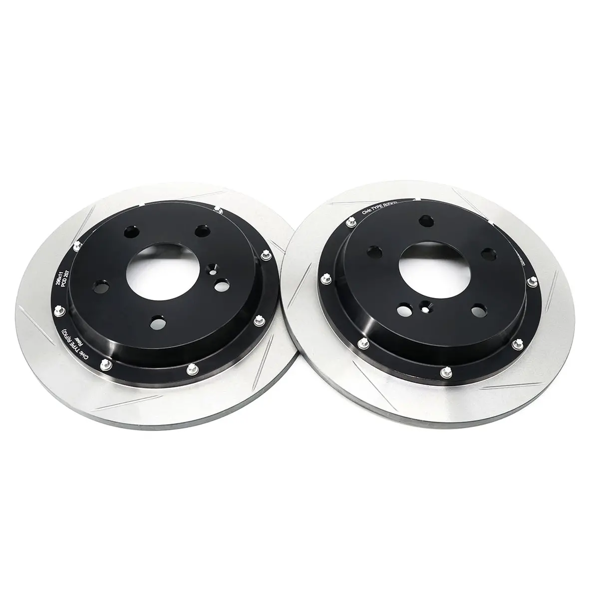Paragon | Rear 2-Piece Discs | Honda Civic Type R | Fk2 K20c1 2.0T | 2015-2016 1