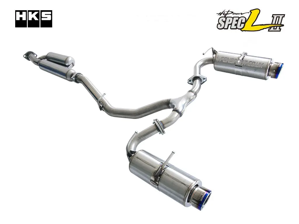 Hks Exhaust System - High Power Spec L Ii - Carbon Or Titanium Tips - Gr86 1