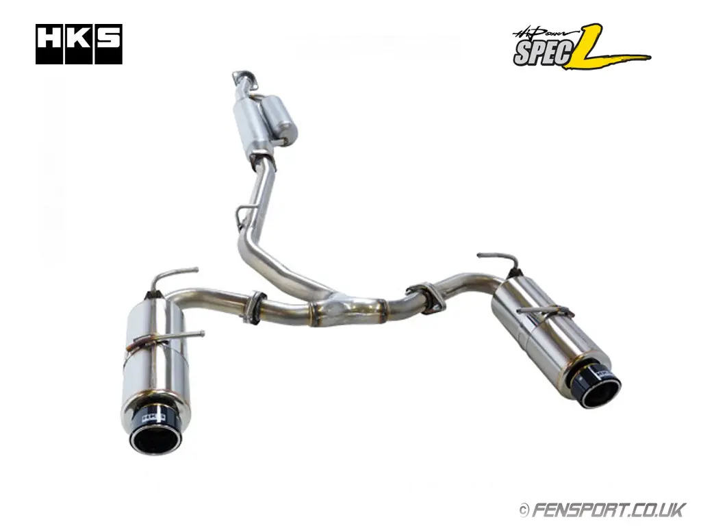 Hks Exhaust System - High Power Spec L Ii - Carbon Or Titanium Tips - Gt86 & Brz 1