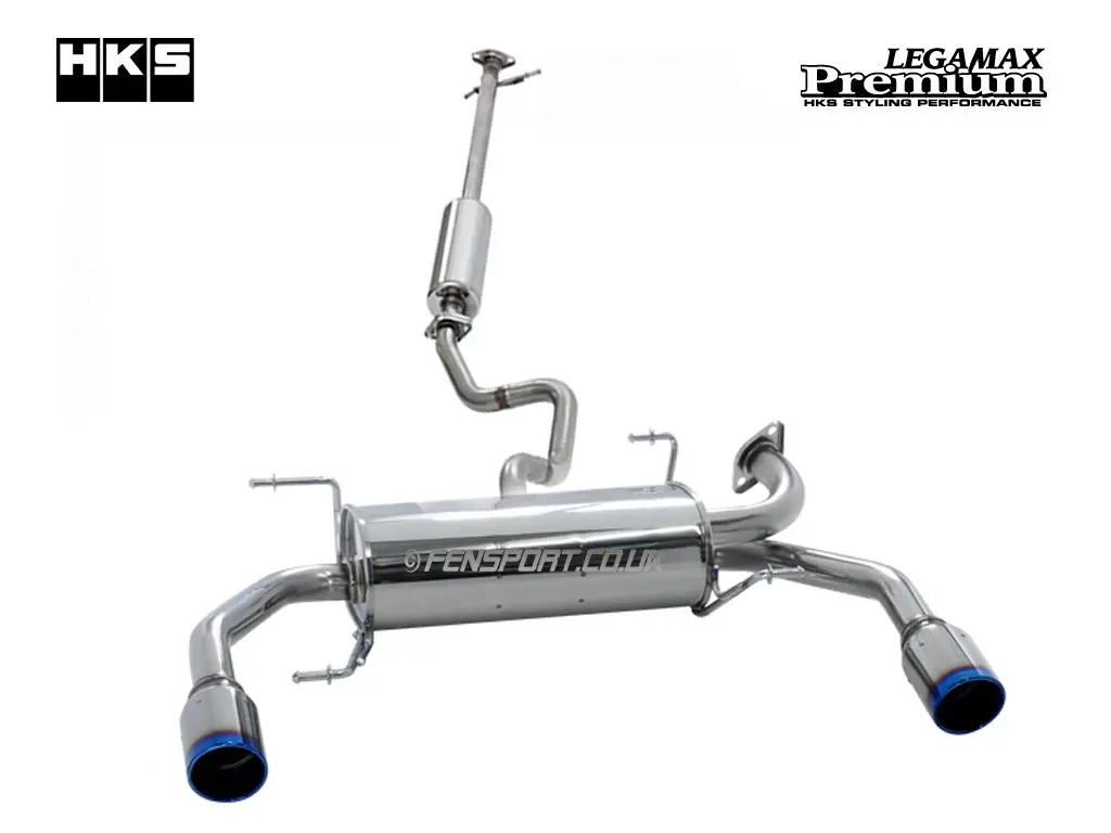 Hks Legamax Premium Exhaust - 3 Piece System - Swift Sport Zc32s 1
