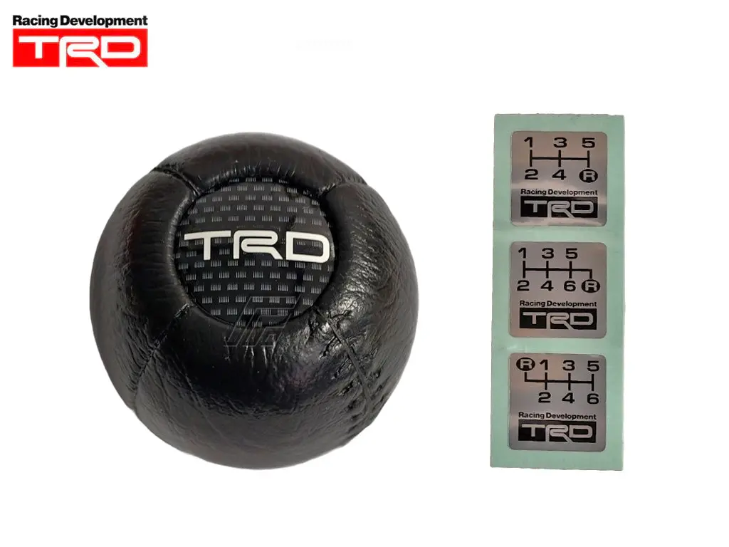 Trd Gearknob - Round Shape - Leather Look 1
