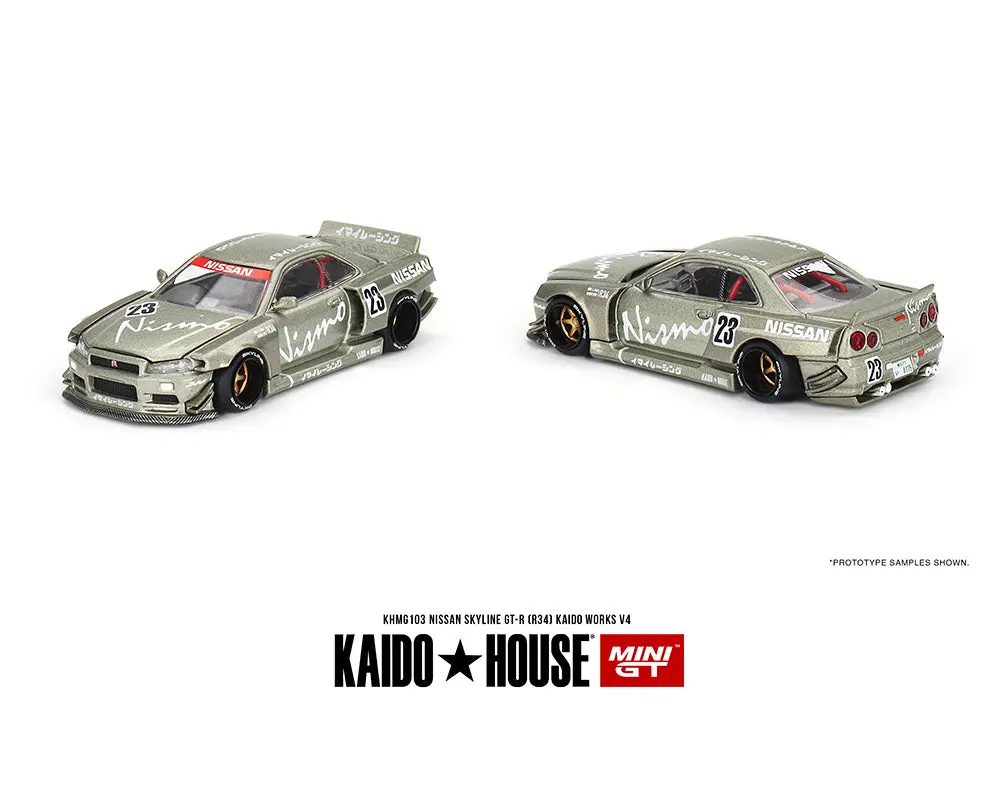 Kaido House X Mini Gt 1:64 Nissan Skyline Gt-R (R34) 1