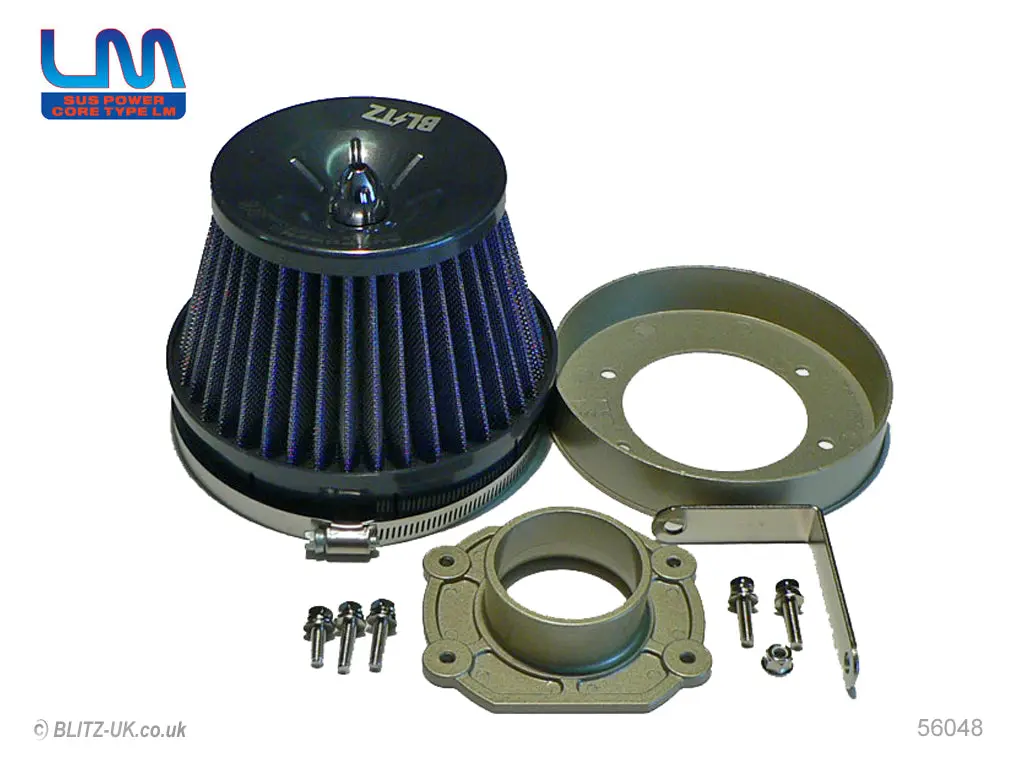 Blitz Lm Induction Kit - Blue - 56048 - Starlet Turbo Ep91 1