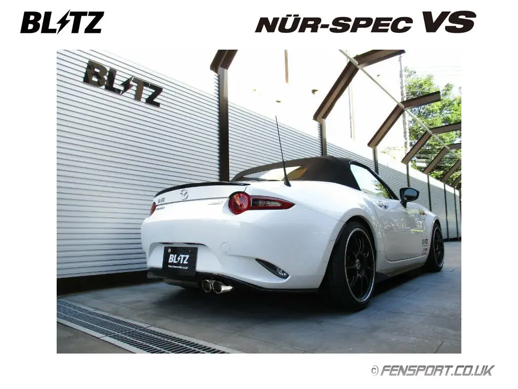 Blitz Nur Spec Vs Exhaust System - 62139 -  Twin - Mx5 1.5 Nd5 1