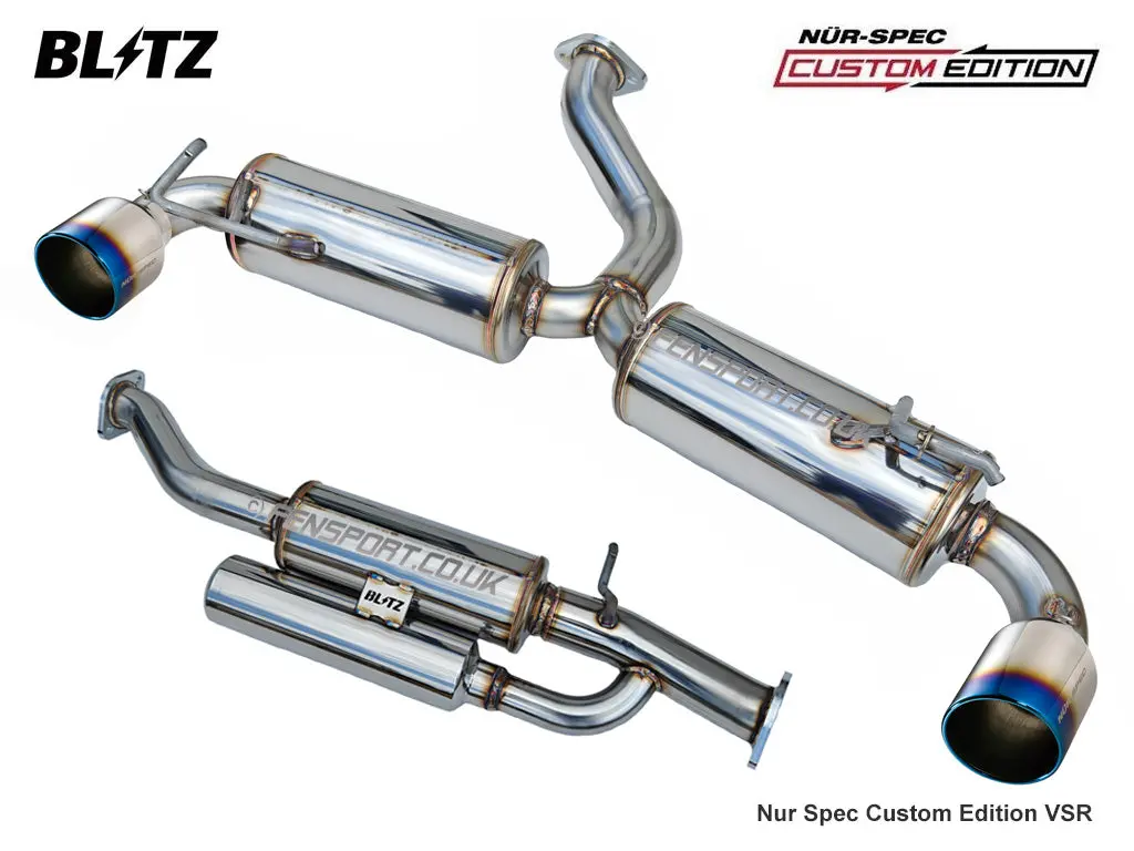 Blitz Nur Spec Custom Edition - Vsr - Exhaust System - Gr Yaris 1