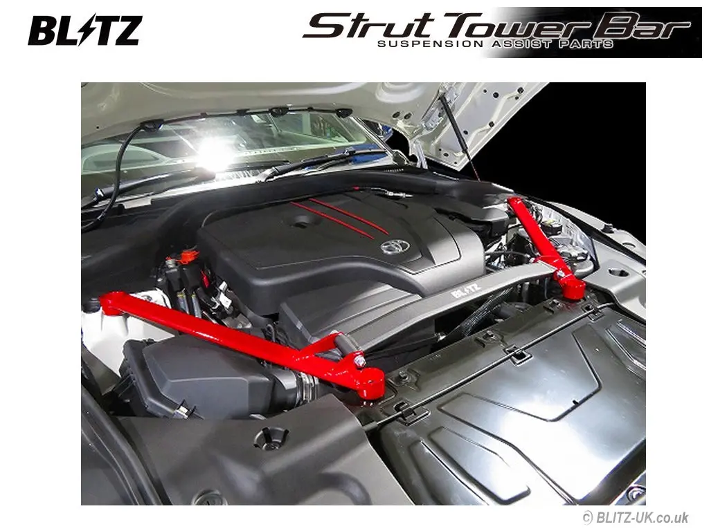 Blitz Strut Tower Bar - Front - 96169 - Gr Supra A90 1