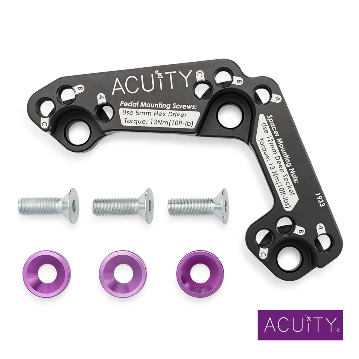 Acuity | Throttle Pedal Spacer | Honda Civic Type R | Fk2/Fk8 2.0T K20c1 | 2015+ 1