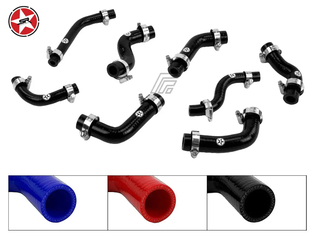 Trunk Heater & Brake Booster Silicone Hose Kit - Stoney Racing - Mr2 Mk1 Aw11 1