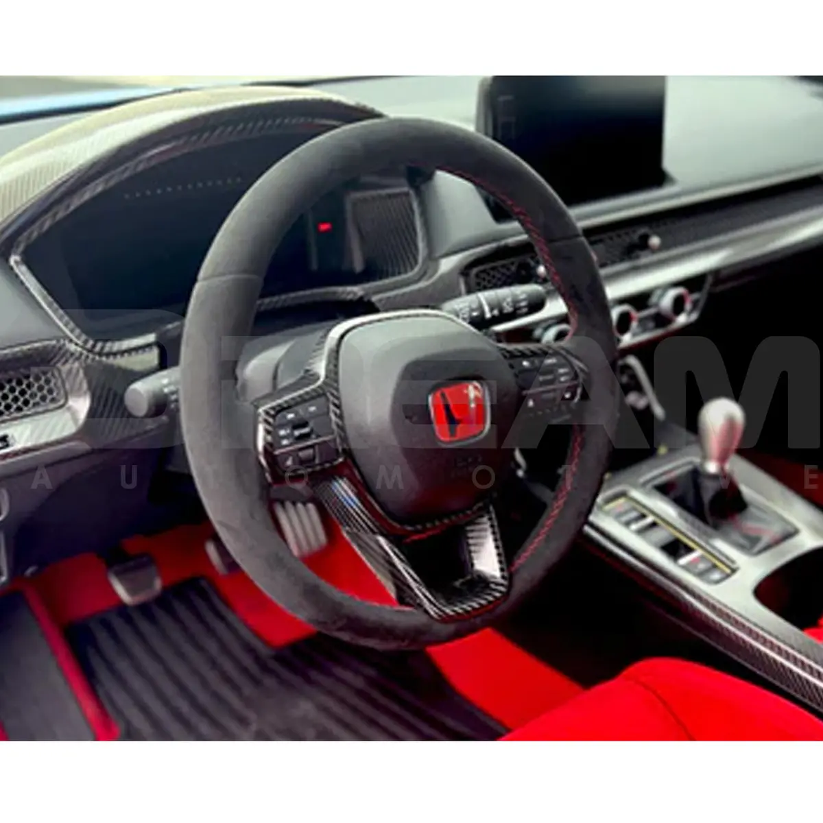 Axis | Carbon Fibre Steering Wheel Cover | Honda Civic Type R | Fl5 2.0T K20c1 | 2023+ 1