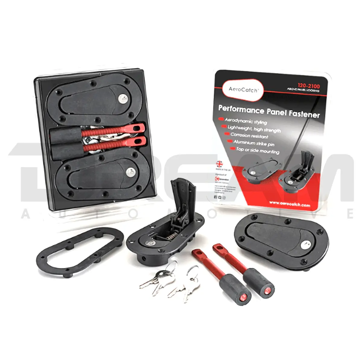 Aerocatch | Flush Latch And Pin Kit | Black 3