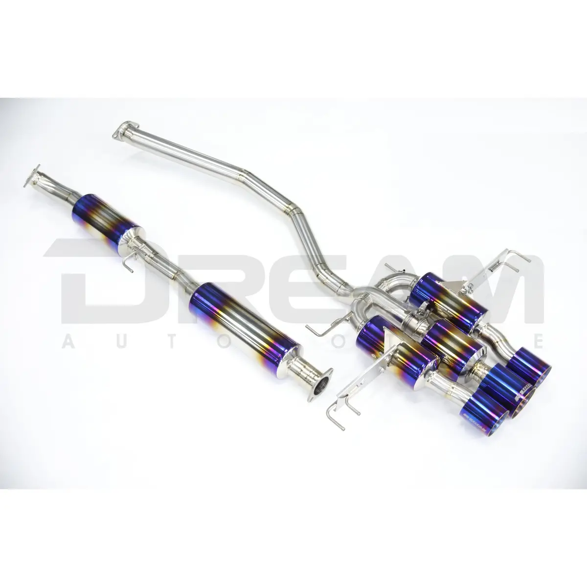 Amuse R1titan | Titanium Extra Gold Ring Cat-Back Exhaust System | Fl5 2.0T K20c1 | 2023+ 1