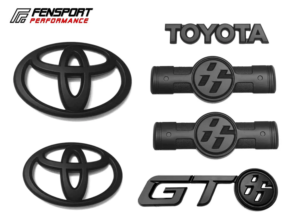 Black - Emblem Badge Set -Gt86 2012> 2016 1