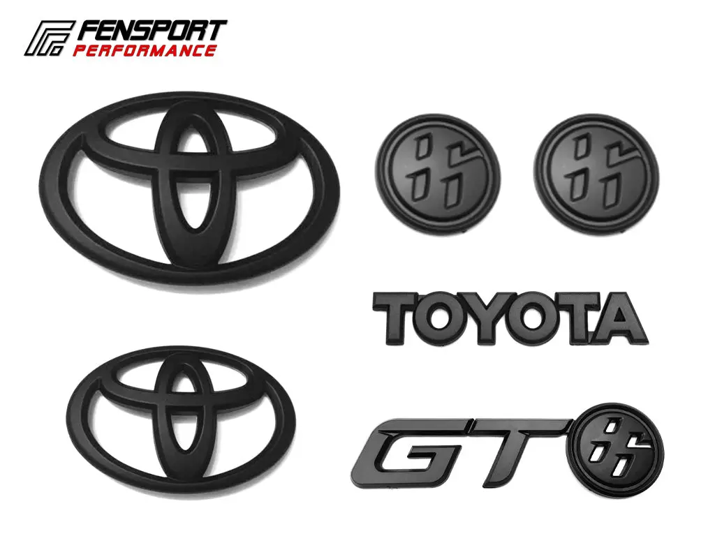 Emblem Badge - Set 2 - Black - Gt86 2017 On 1