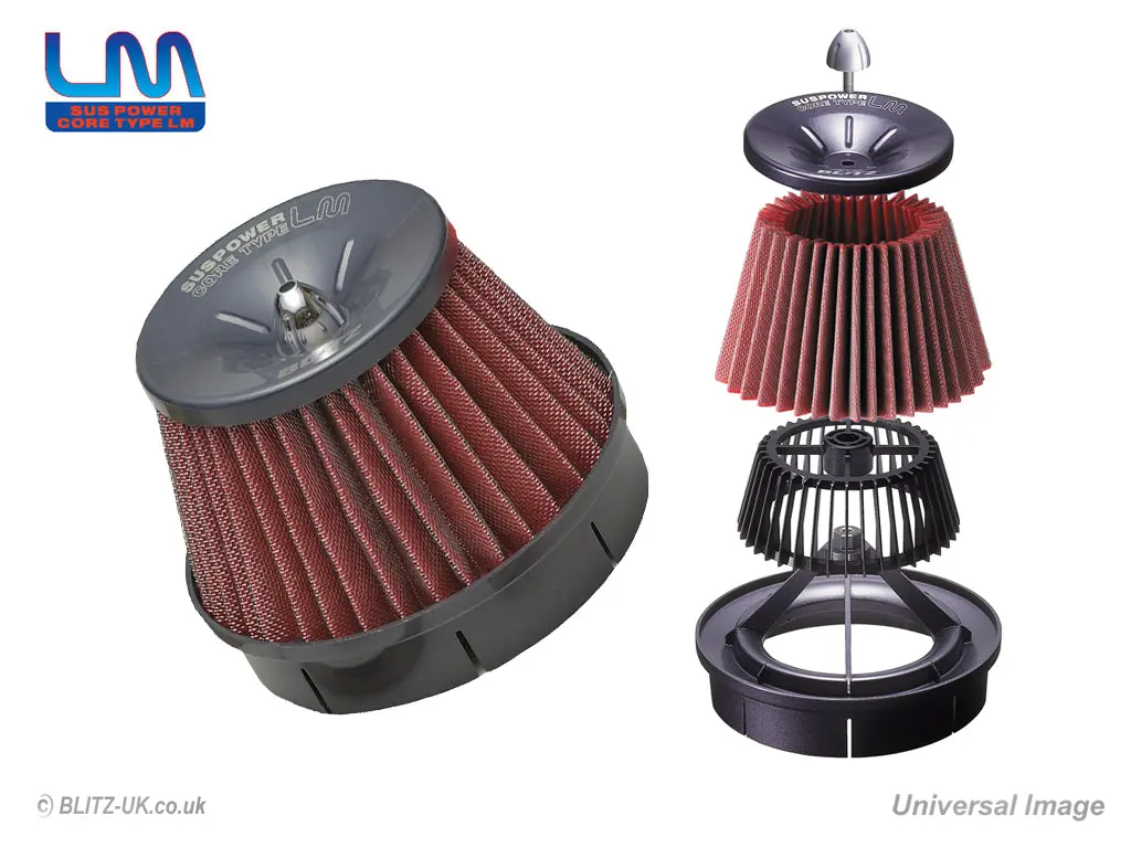 Blitz Lm Power Induction Kit - Red - 59236 - Lexus Is200t  & Rc200t 1