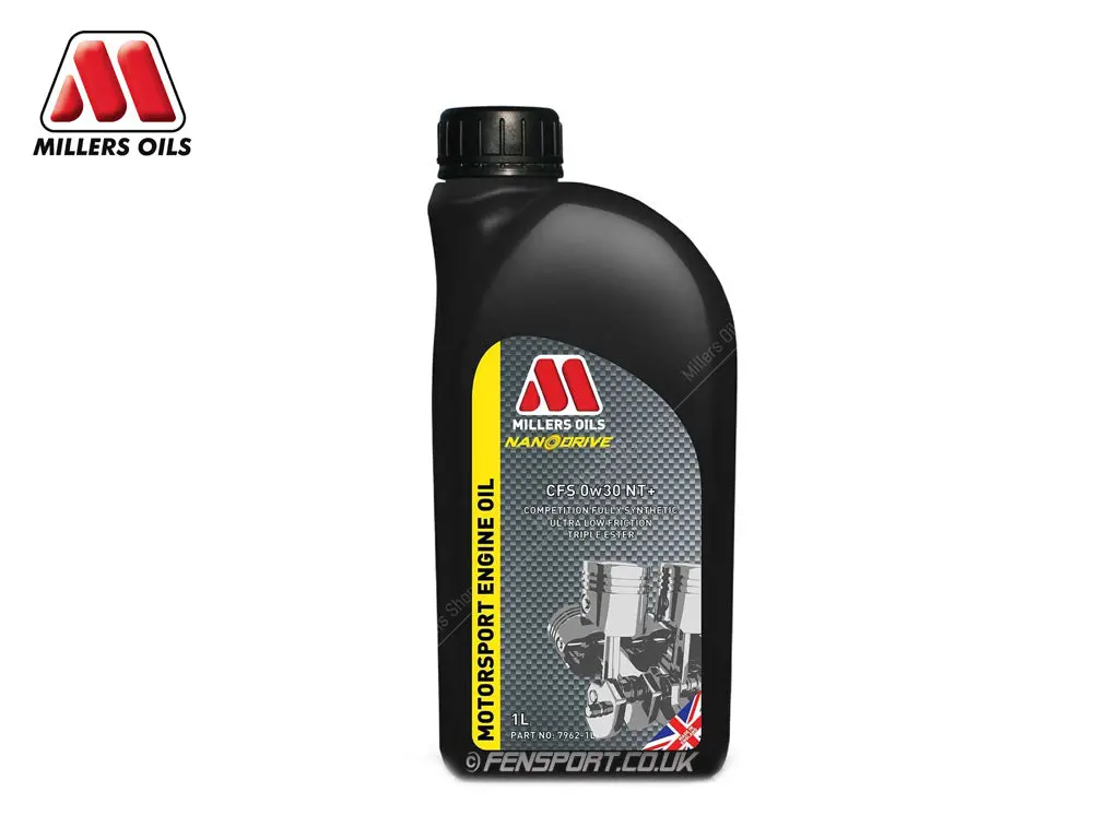 Millers - Nanodrive Fully Synthetic Engine Oil With Nano Tech - Cfs 0W30 Nt - 1 Litre 1