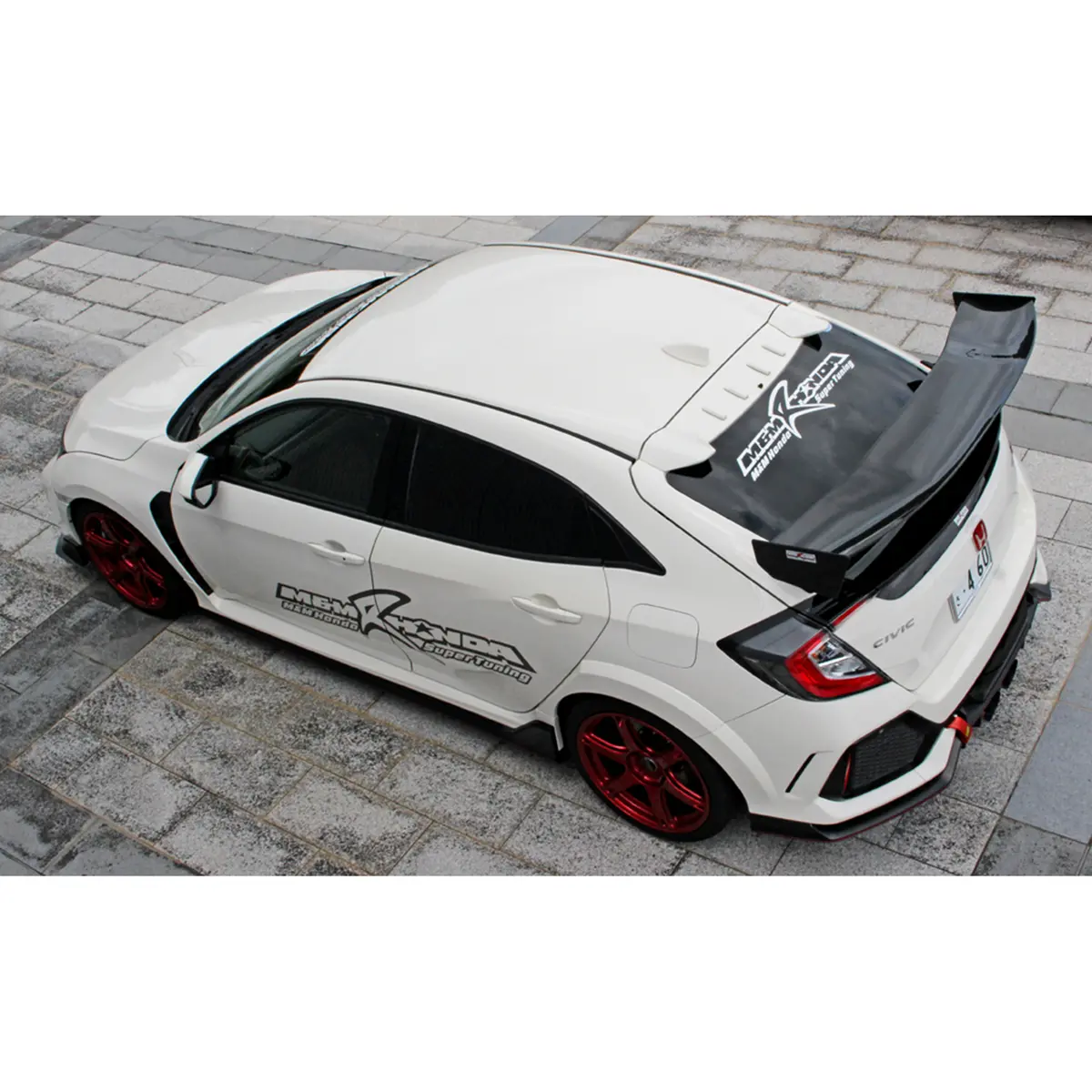 M&M Honda Carbon Gt Type Wing | Honda Civic Type R | Fk8 2.0T K20c1 | 2017+ 1