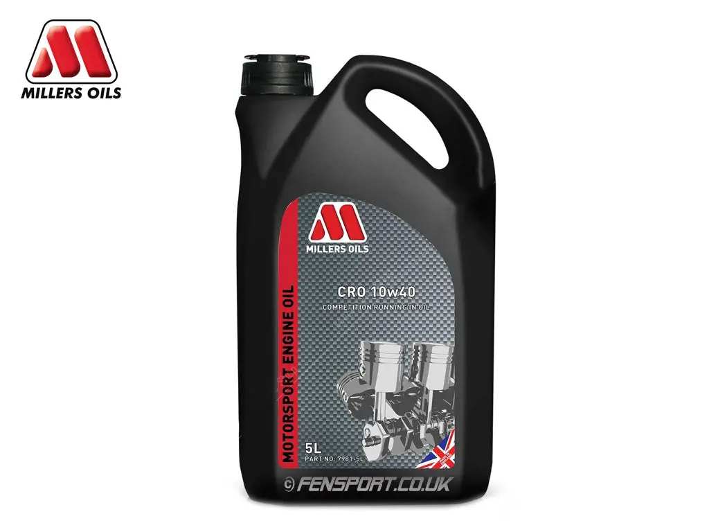 Millers - Running In Engine Oil - Cro 10W40 - 5 Litre 1