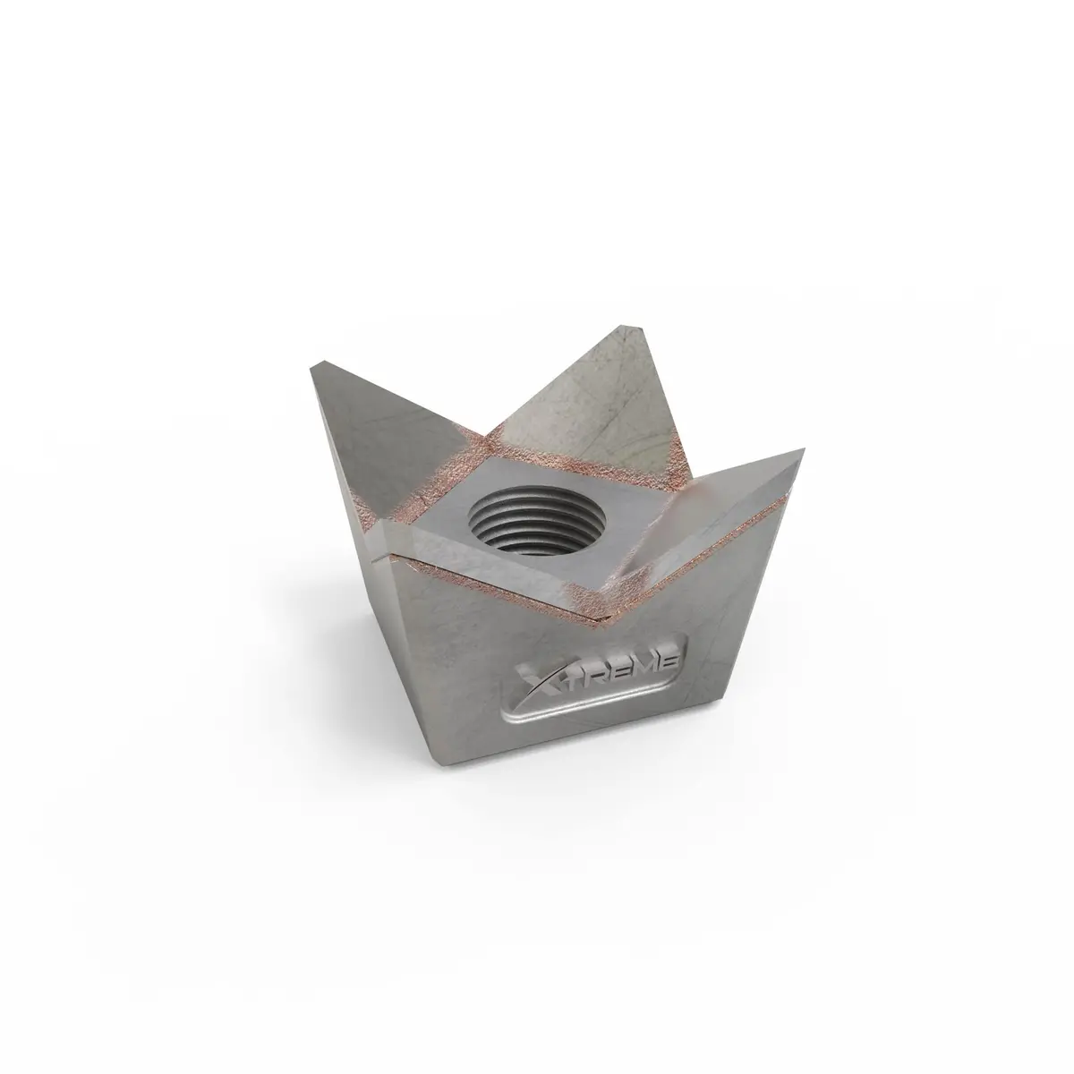 Carbide Beaver Teeth 1" Nf Thread For Quadco 24B Feller Buncher Heads Oem Part# Qv4x4nsbk-G1 1