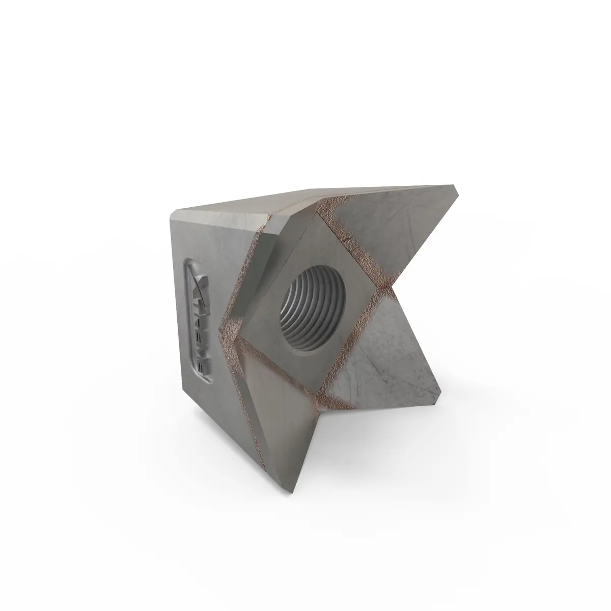 Carbide Beaver Teeth Shankless For Loftness Battle Ax Light Skid Loader & Excavator Part# N156042 1