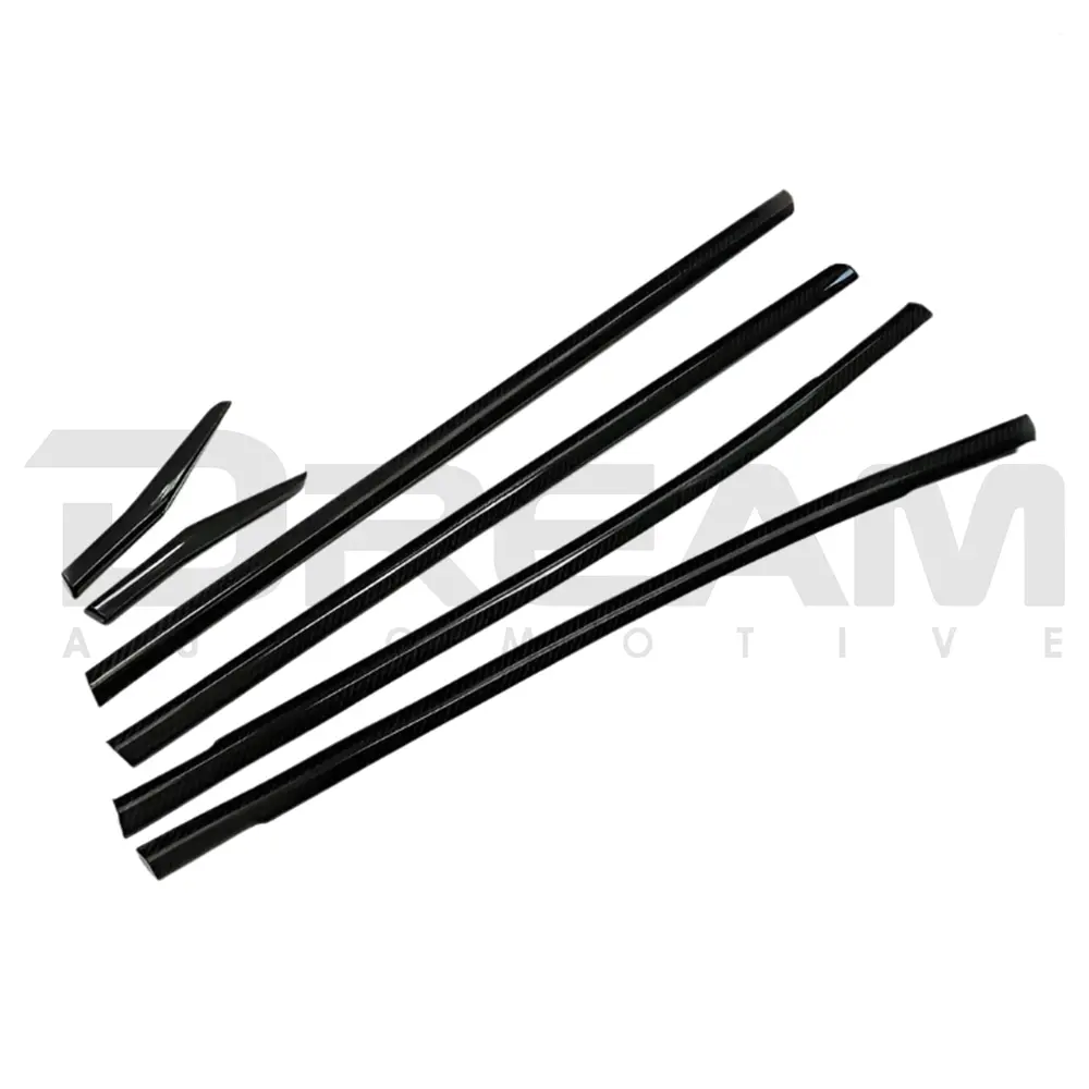 Axis | Carbon Lower Window Trim Covers | Honda Civic Type R | Fk8 2.0T K20c1 | 2017-2021 1