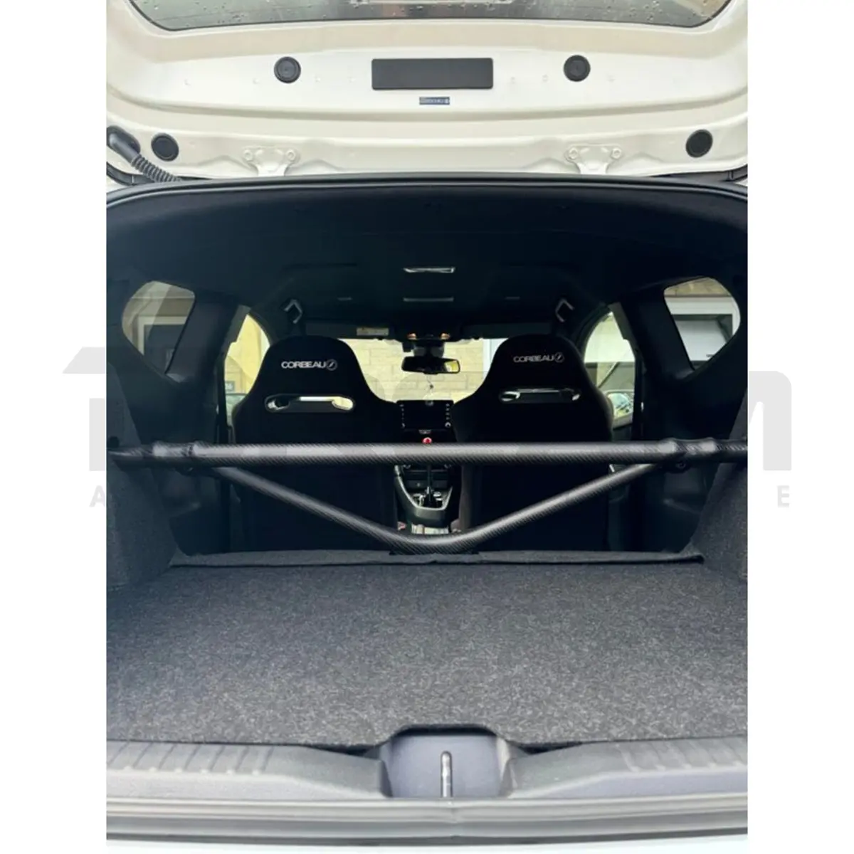 Automotive Passion | Carbon Rear Strut Bar & Seat Delete | Toyota Gr Yaris | G16e-Gts | 2021+ 1