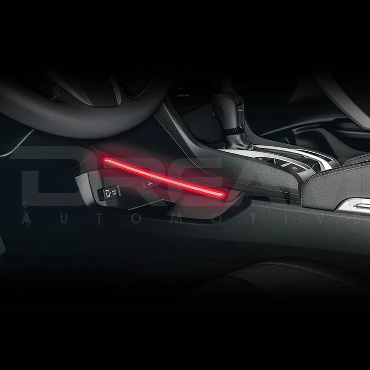 Genuine Honda | Center Console Red Illumination Strip | Honda Civic Type R | Fk8 2.0T K20c1 | 2017-2021 1