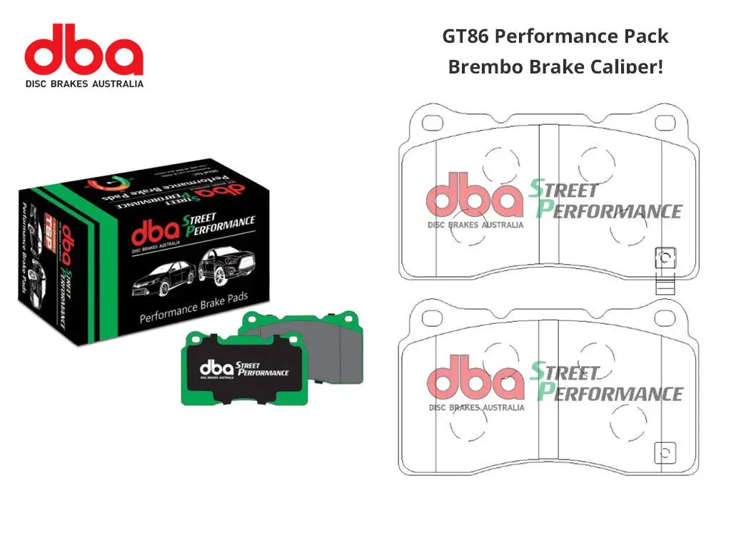 Brembo Caliper - Brake Pads - Front - Dba Street Performance - Gt86 Performance Pack 1