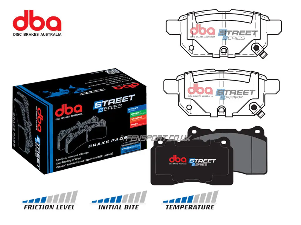 Brake Pads - Rear - Dba Street Series - Swift Sport Zc32s, Zc33s 1