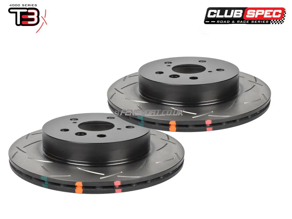 Brake Discs - Rear - Dba 4000 Series - T3 - Gr Yaris 1