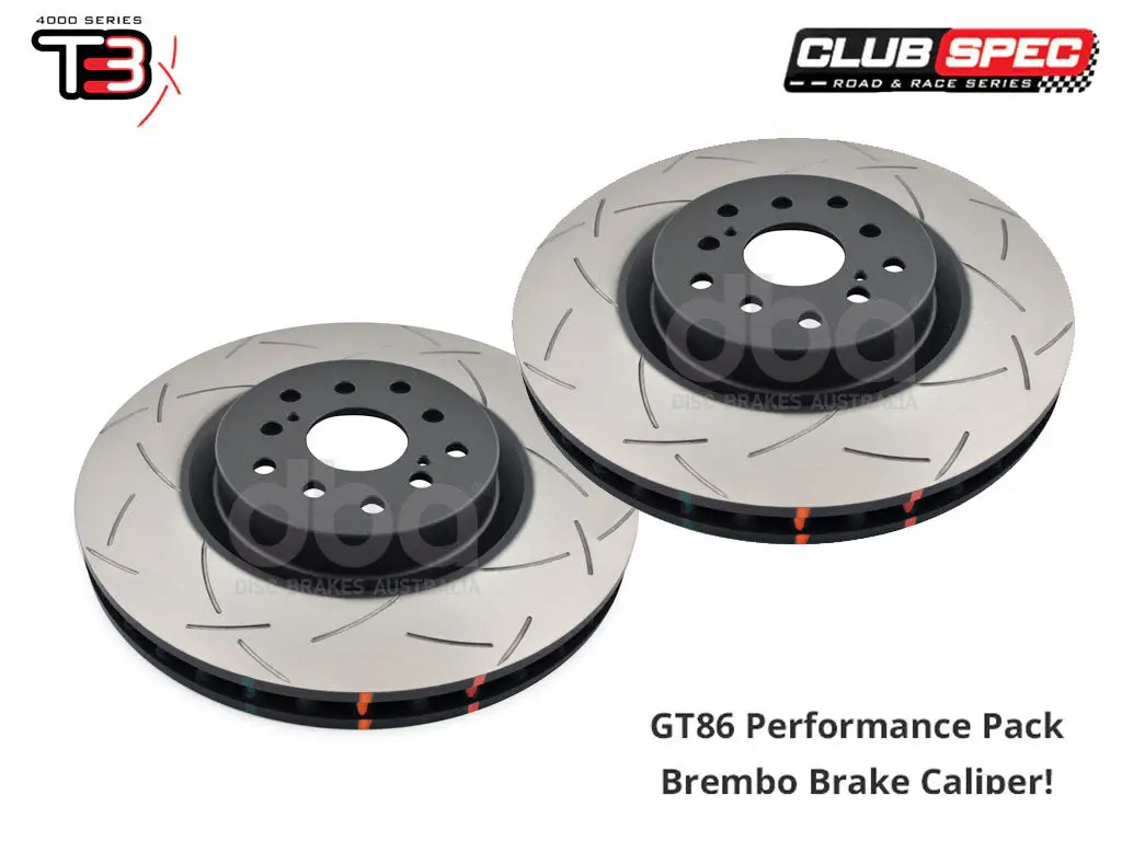 Brembo Caliper - Brake Discs - Front - Dba T3 - Performance Pack - Gt86 & Brz 1