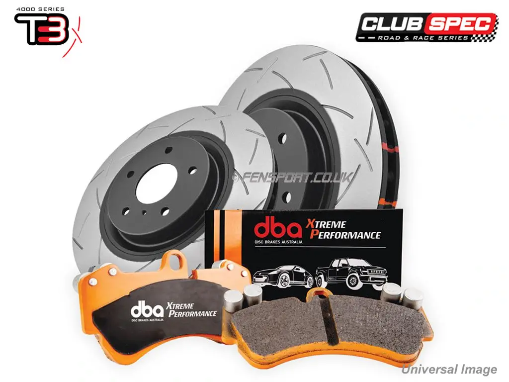 Brake Disc & Pad Kit - Front - Dba 4000 Series - T3 - Lexus Isf 1