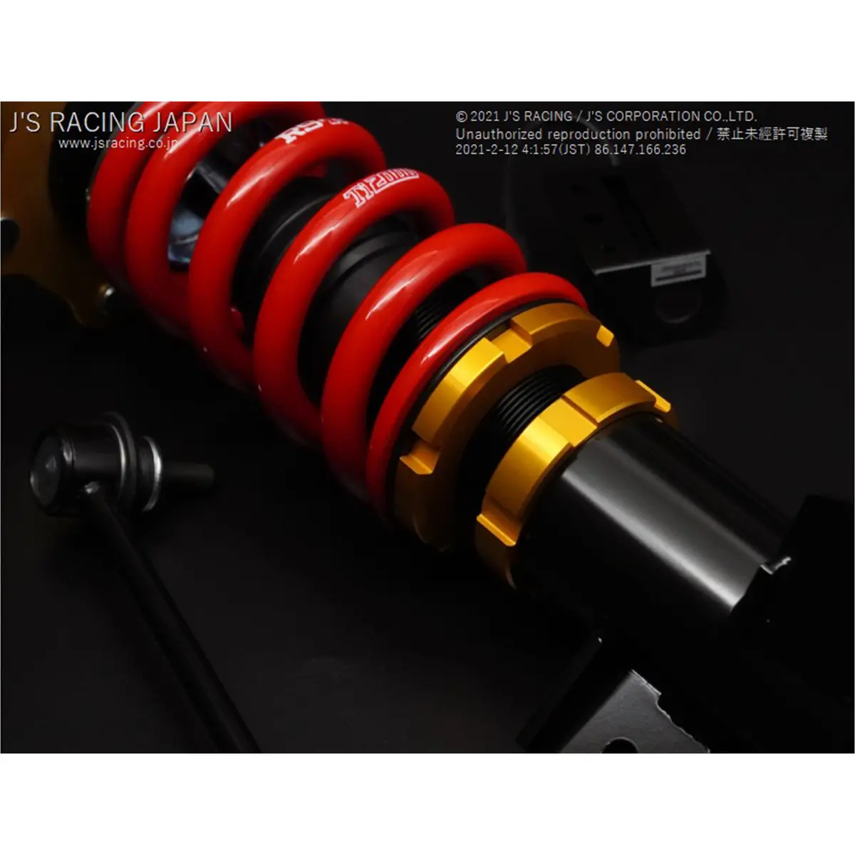 J's Racing Black Series Damper Kit Rr | Honda Civic Type R | Fk8 2.0T K20c1 | 2017+ 1