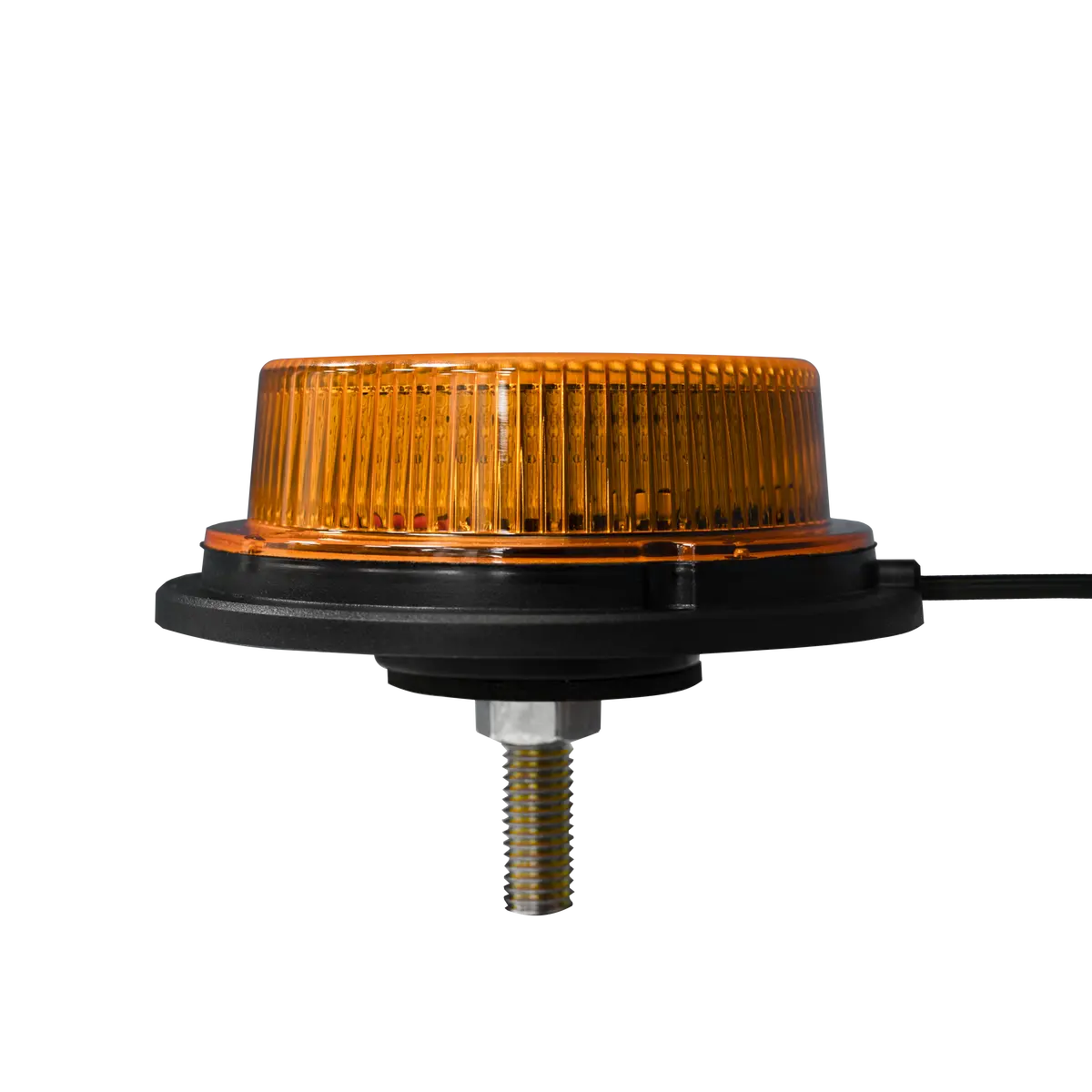 12/24V Orange Led Single Bolt Low Profile Beacon 1