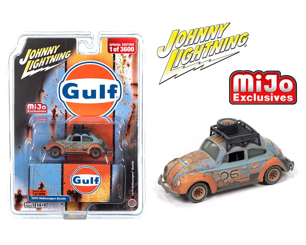 Johnny Lightning 1:64 1970 Volkswagen Beetle Gulf 1