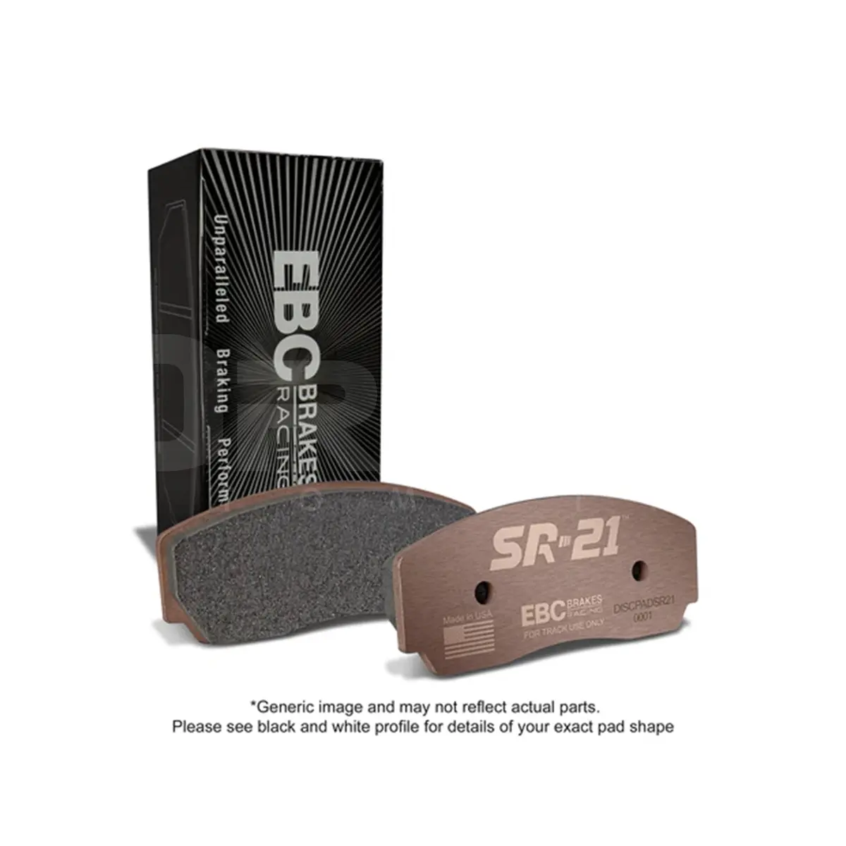 Ebc | Sr21 Racing Front Brake Pads | Lotus | Emira | 2022+ 1