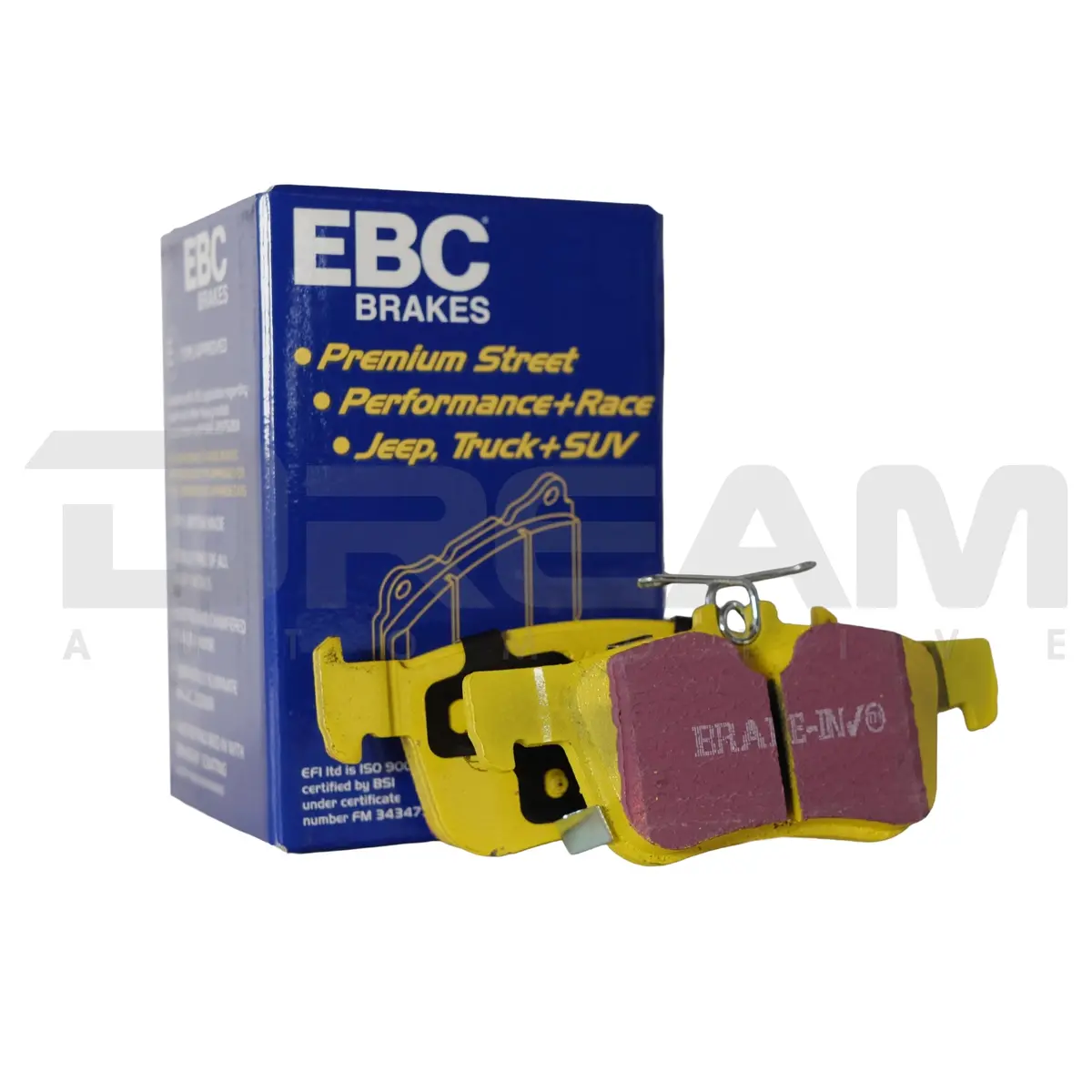 Ebc Brakes | Rear Yellowstuff Brake Pads | Honda Civic Type R | Fk8/Fl5 2.0T K20c1 | 2017+ 1
