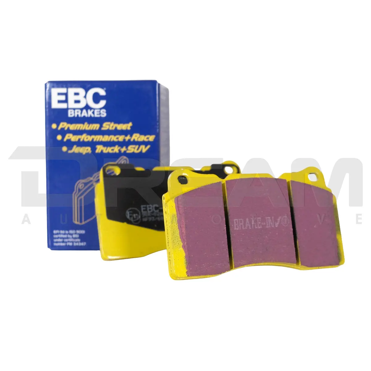 Ebc Brakes | Front Yellowstuff Brake Pads | Honda Civic Type R | 2.0T K20c1 | 2015+ 1