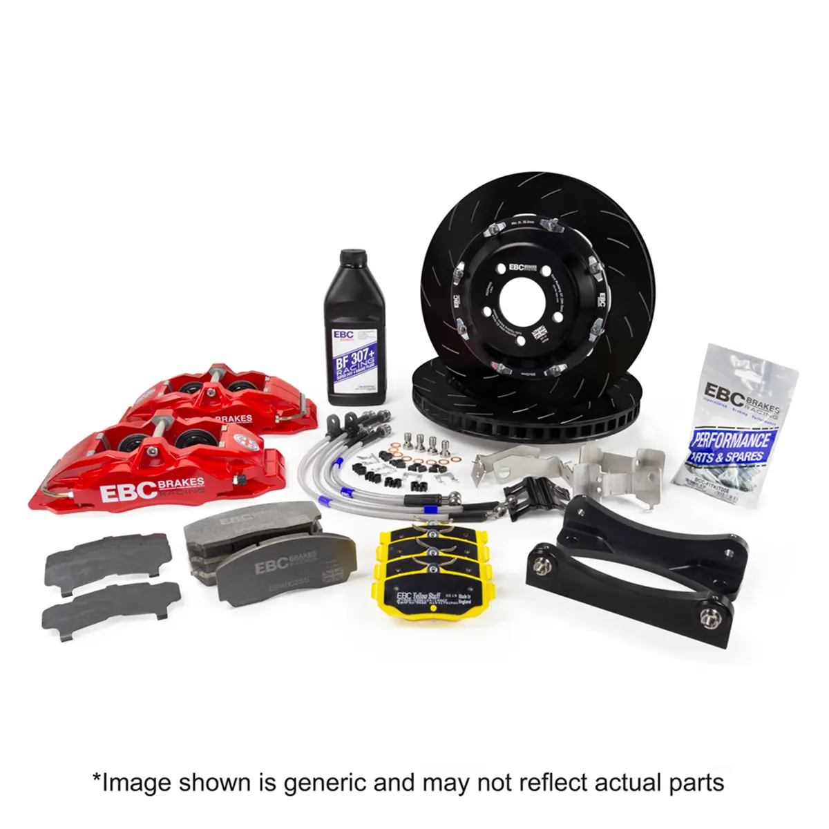 Ebc Brakes | 380Mm 6-Pot Front Big Brake Kit | Honda Civic Type R | 2.0T K20c1 | 2015+ 1
