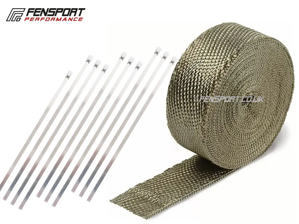 Exhaust Wrap - Titanium - 20M 1
