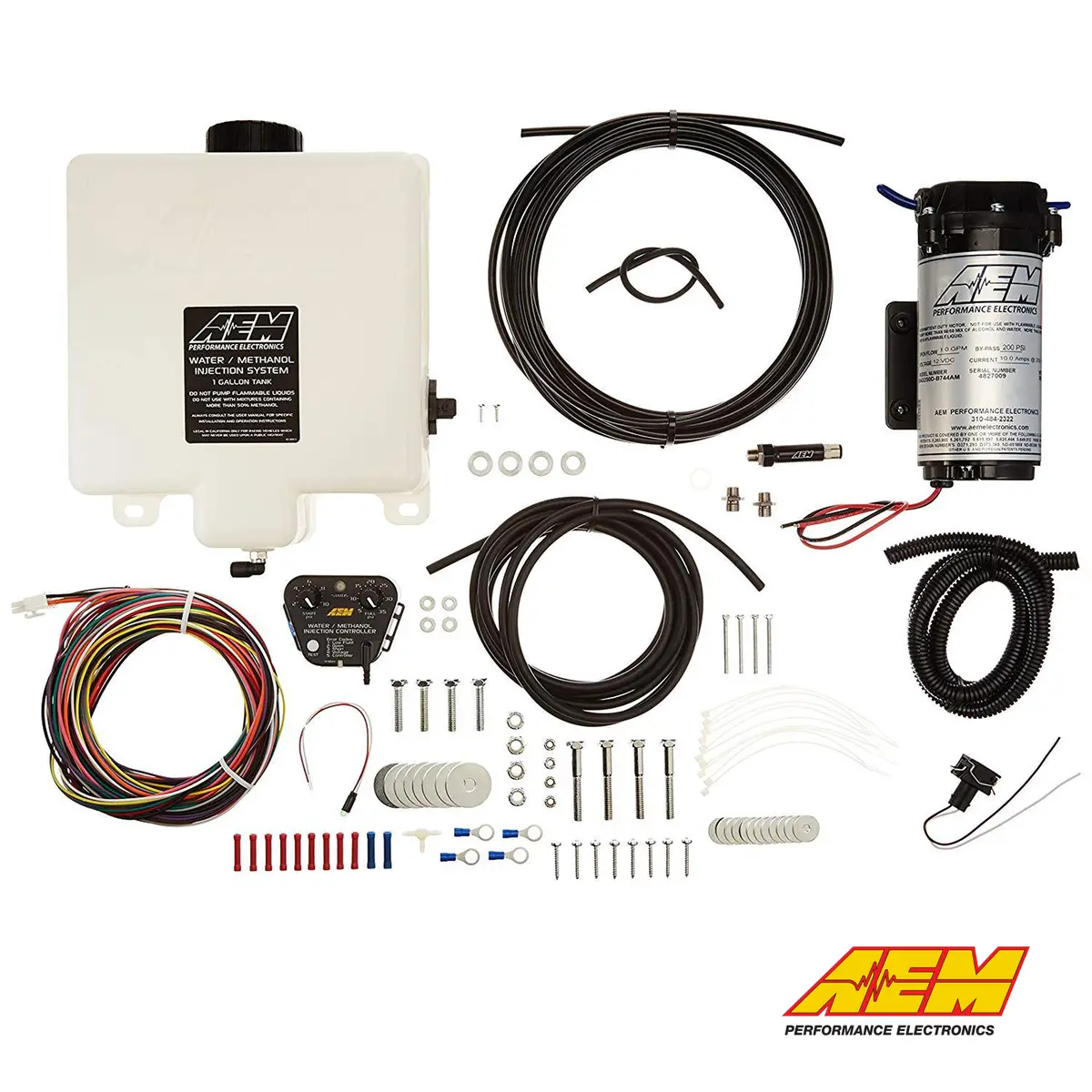 Aem Electronics V2 Water/Methanol Injection Kit | Single Input Internal Map | For Forced Induction Petrol Engines 1