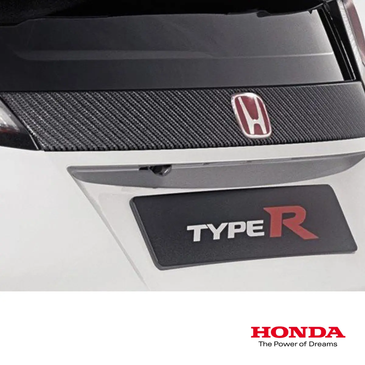 Genuine Honda Carbon Fibre Tailgate Decoration Civic | Honda Civic Type R | Fk2 2.0T K20c1 | 2015-2016 1