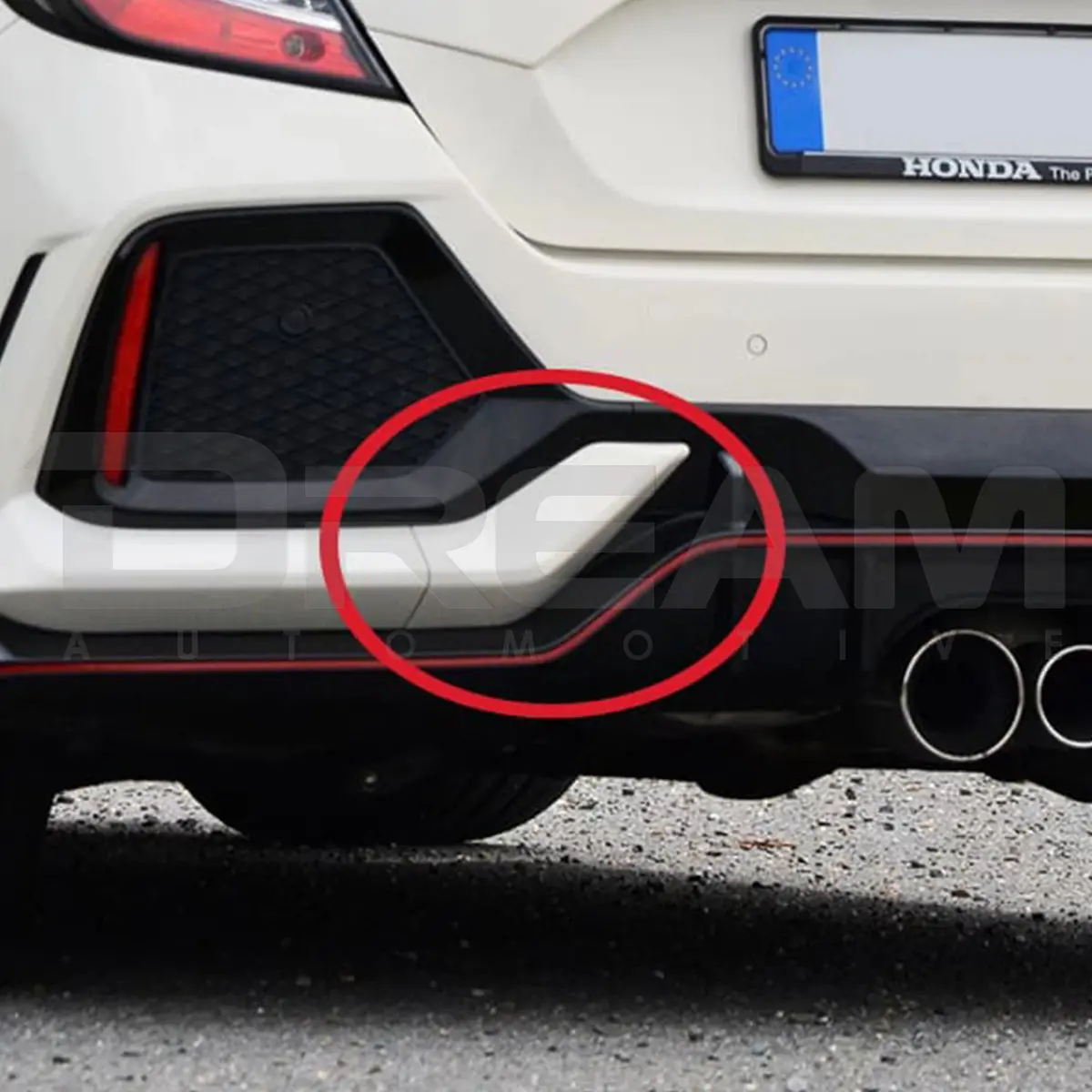 Genuine Honda | Rear Tow Eye Cover | Honda Civic Type R | Fk8 2.0T K20c1 | 2017-2022 1